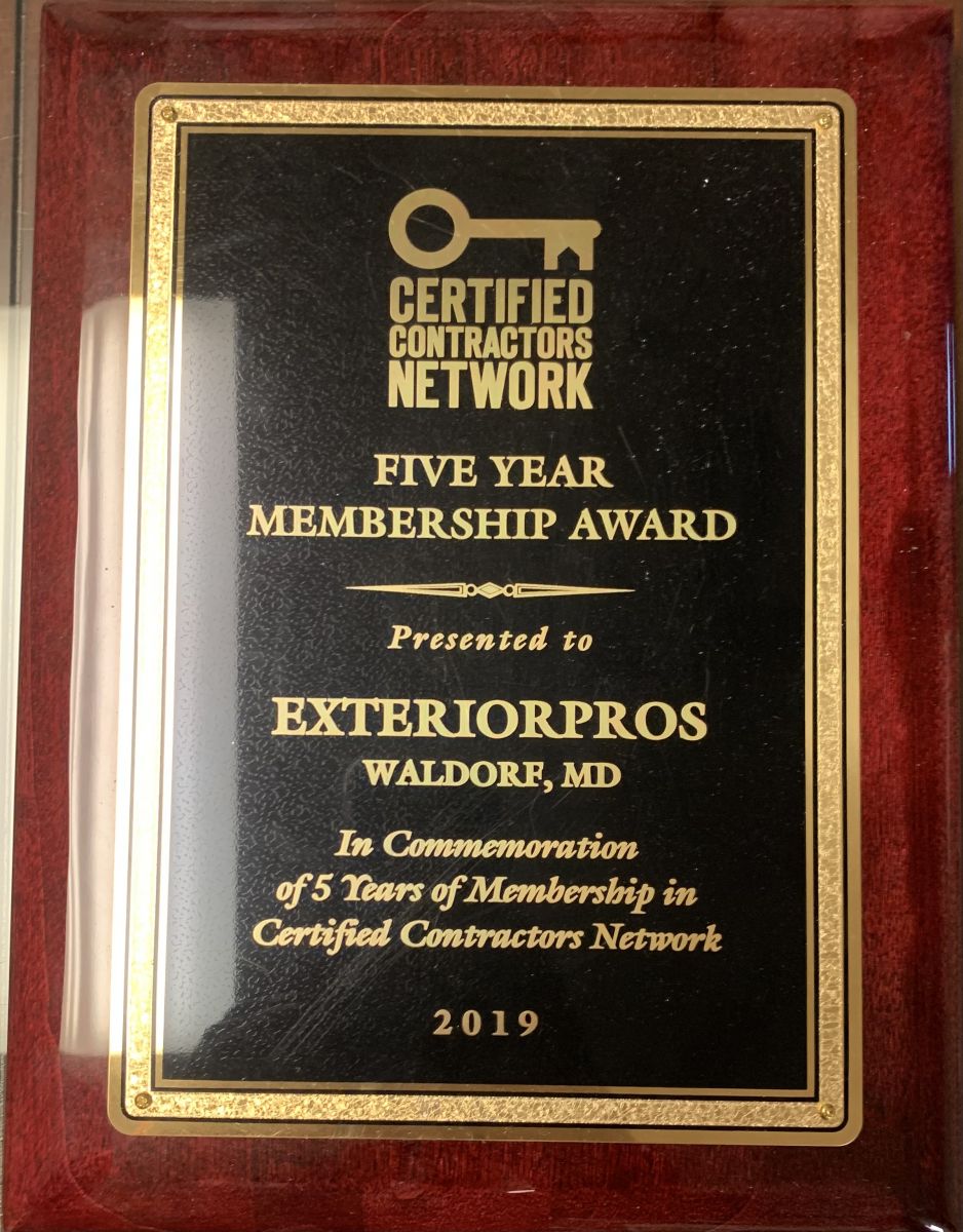 Image of Certified Contractor Network Award